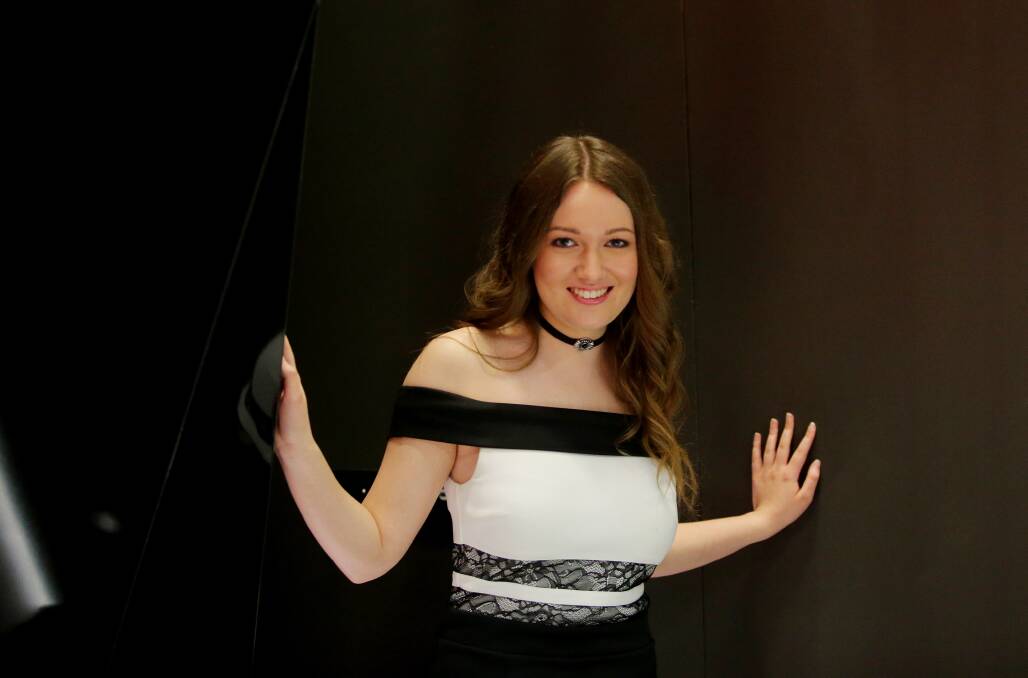 Ecstatic: Jacqui Dwyer from Springwood can't wait to begin a career in the performing arts.