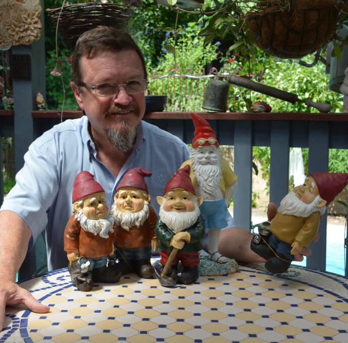Connecting with community: Trevor Lloyd is well-known as a Rotarian and for his involvement with the Australian Gnome Convention.