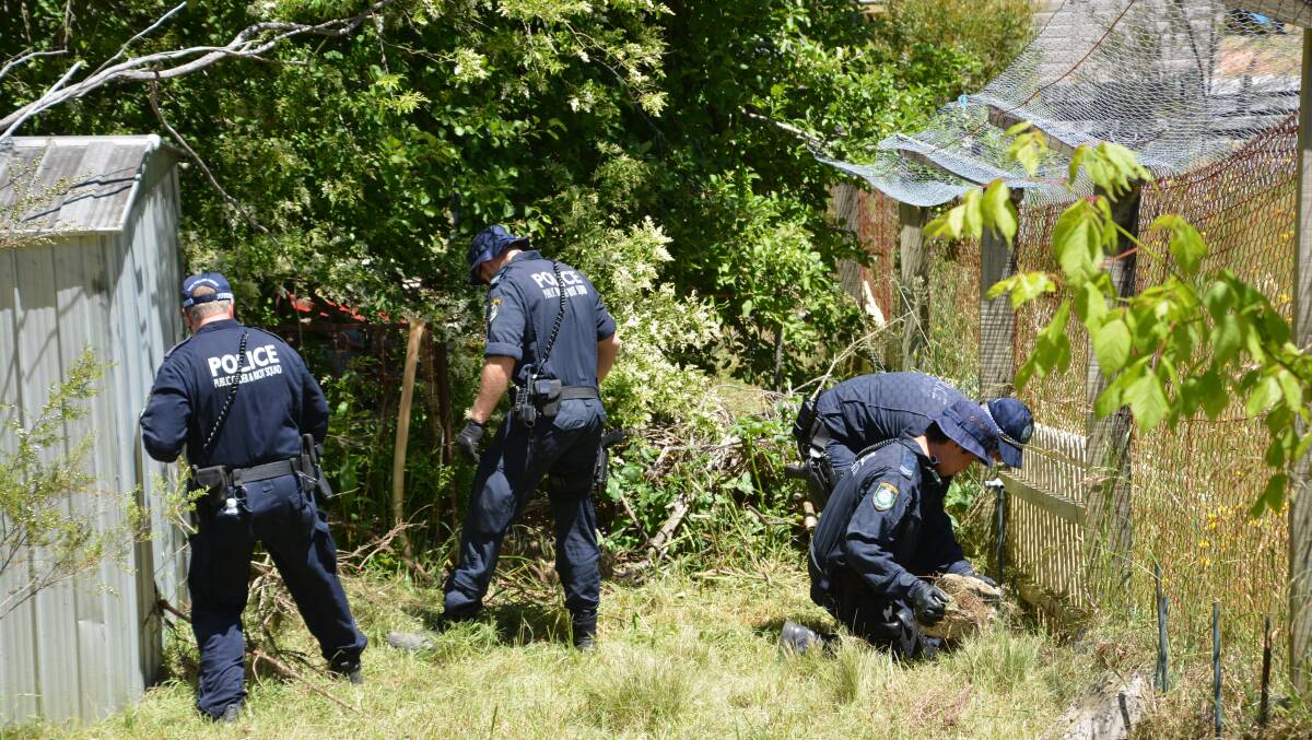 Police excavate beneath Katoomba home