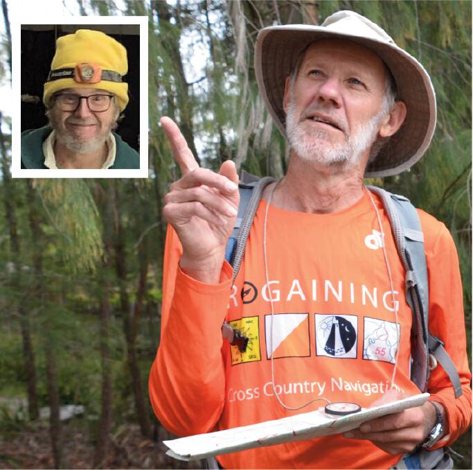 Where to now?: Andy Macqueen and Ian Brown (inset) will take part in the Australasian Rogaining Championships in Tasmania from November 9-10. 