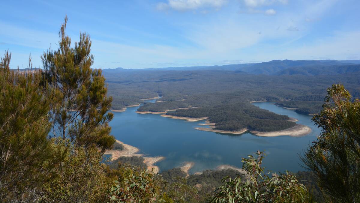 Under threat: Lake Burragorang and protected areas that environmental groups say would be inundated if the Warragamba Dam wall is raised.