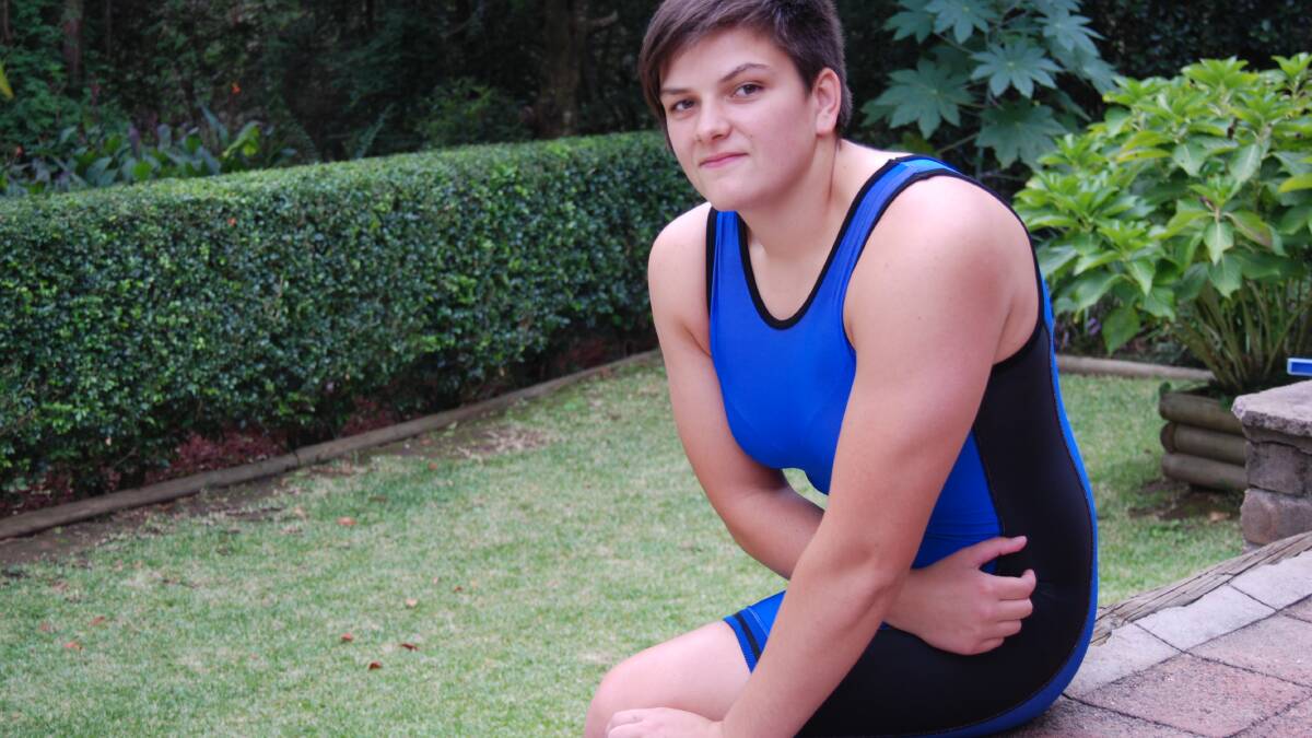 Going for gold: Naomi de Bruine from Winmalee will compete at the Commonwealth Games on the Gold Coast next month in wrestling.
