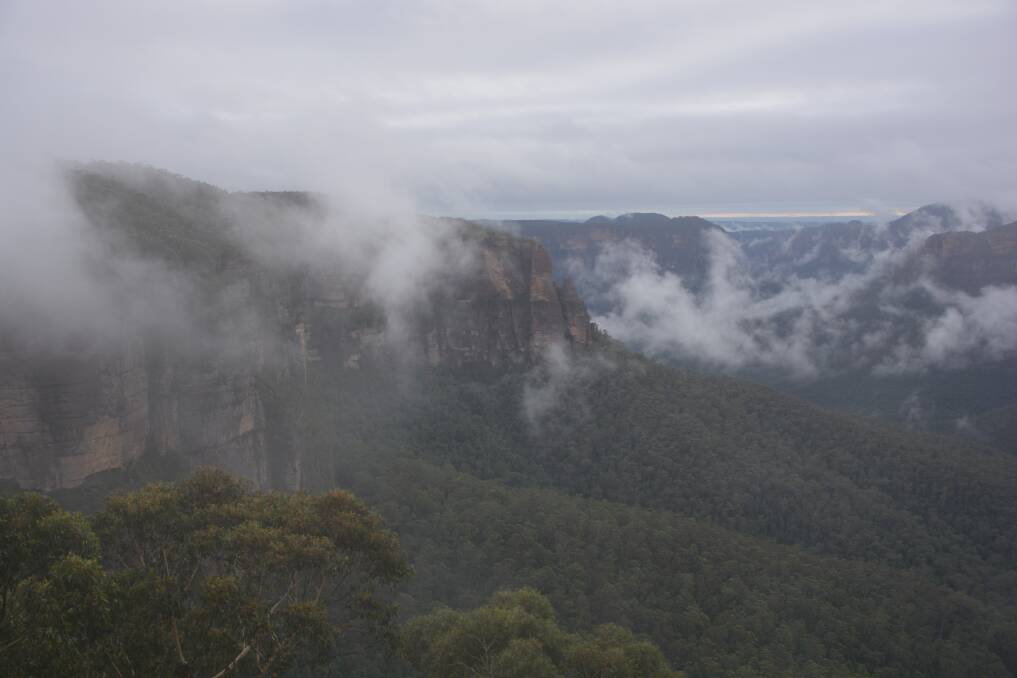 Govetts Leap lookout in Blackheath has now reopened. File photo
