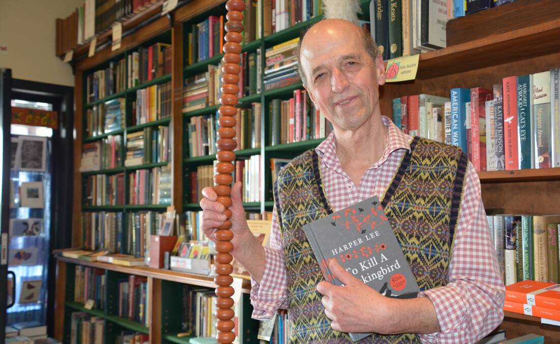 Michael Loosli of Lamdha Books in Wentworth Falls.
