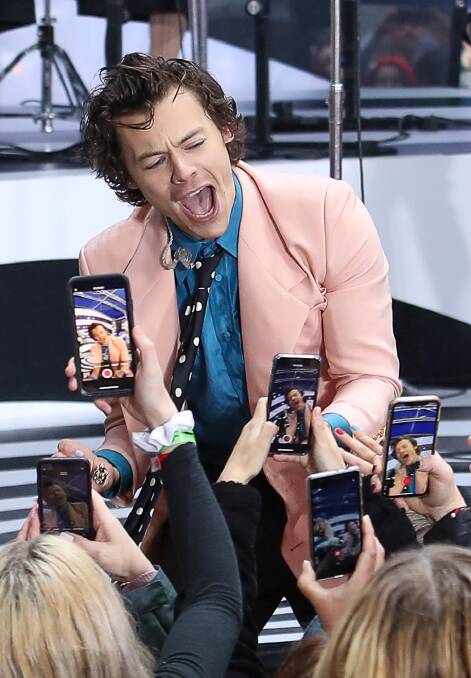 Harry Styles Performs On NBC's Today at New York's Rockefeller Plaza. Picture: Getty Images