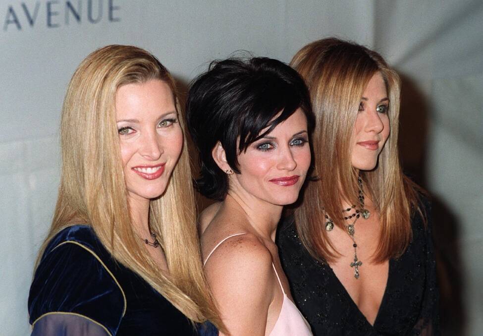 Half the starring cast of Friends, the hit television show that epitomised 1990s style. Photo: Shutterstock