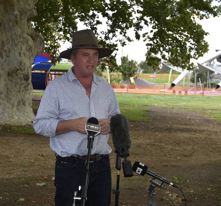 BIG BATTERY: Barnaby Joyce announced the Oven Mountain Pumped Storage scheme, near Armidale, would get government money for a feasibility study. 