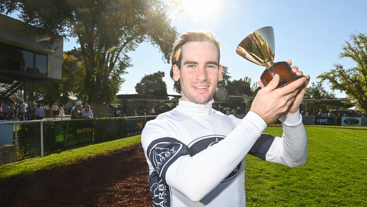 Tyler Schiller recently won the Albury Gold Cup for Mark Newnham on Harmony Rose. Photo by Mark Jesser.