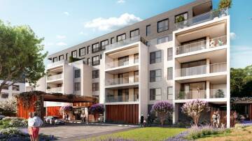 Stylish: An artist's impression of one of the residential buildings. Picture: Lendlease website
