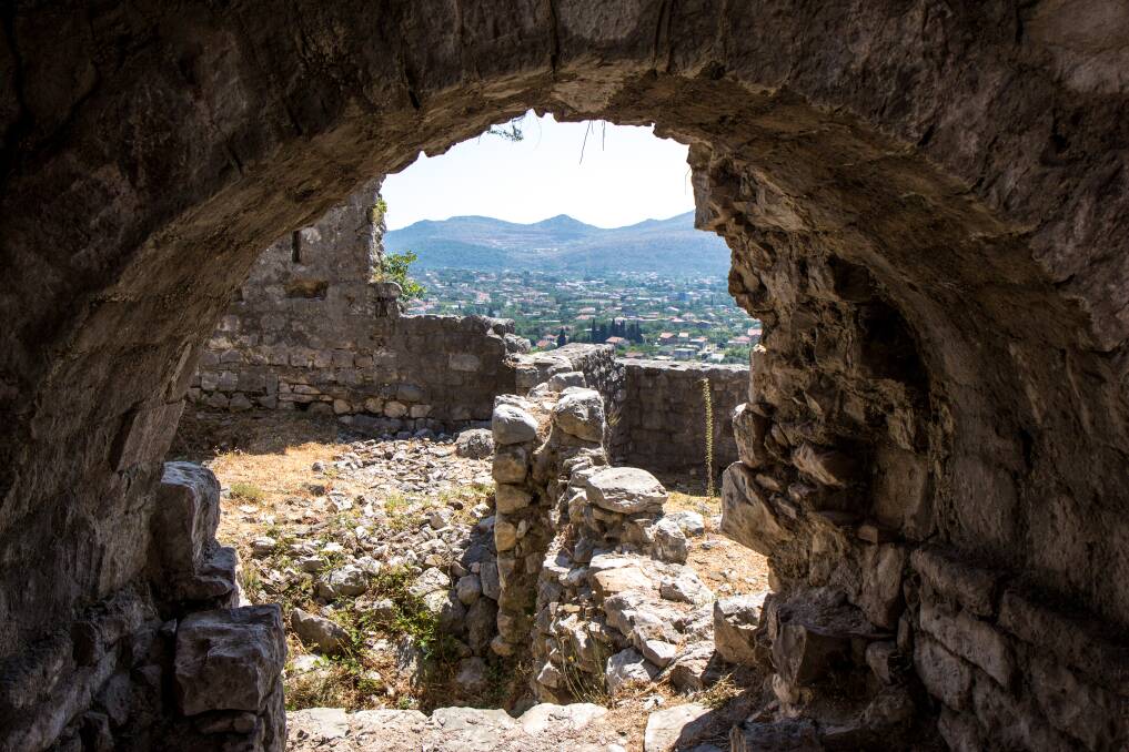 The ancient city of Stari Bar was abandoned after an earthquake in 1979. Picture: Michael Turtle