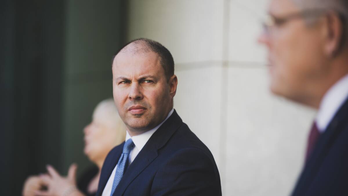 Federal Treasurer Josh Frydenberg has called on the banks to make bridging finance available for businesses. Picture: Dion Georgopoulos