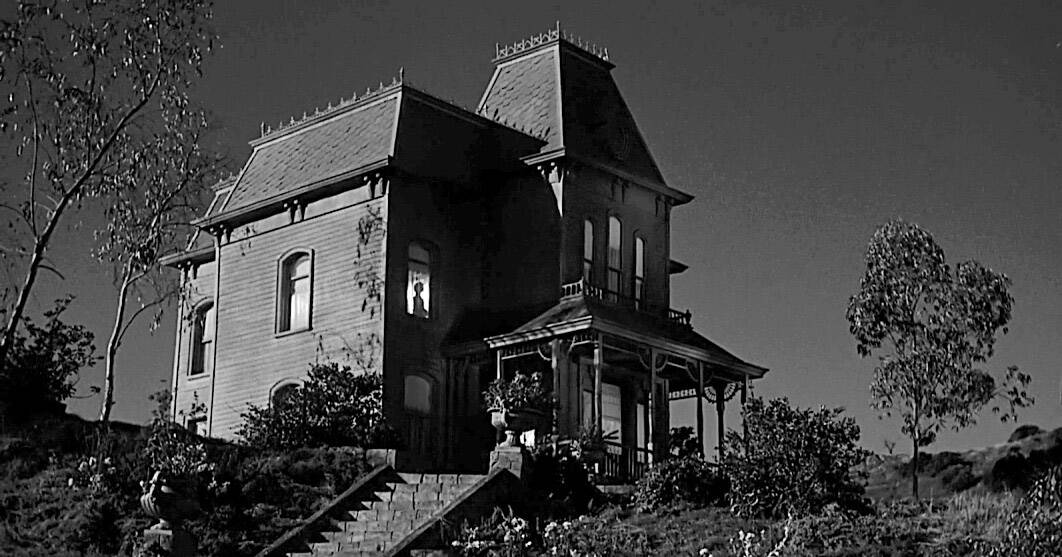 The Bates house in Psycho (1960). Picture: Paramount Pictures
