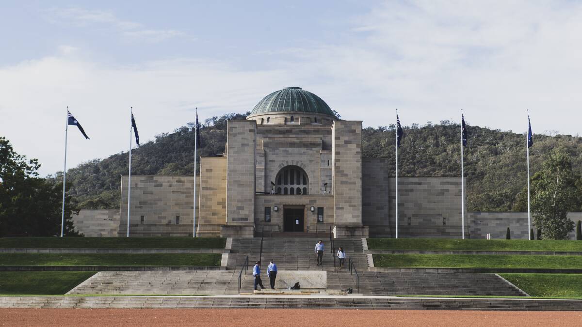 An empty Australian War Memorial just days before Anzac Day. Picture: Dion Georgopoulos