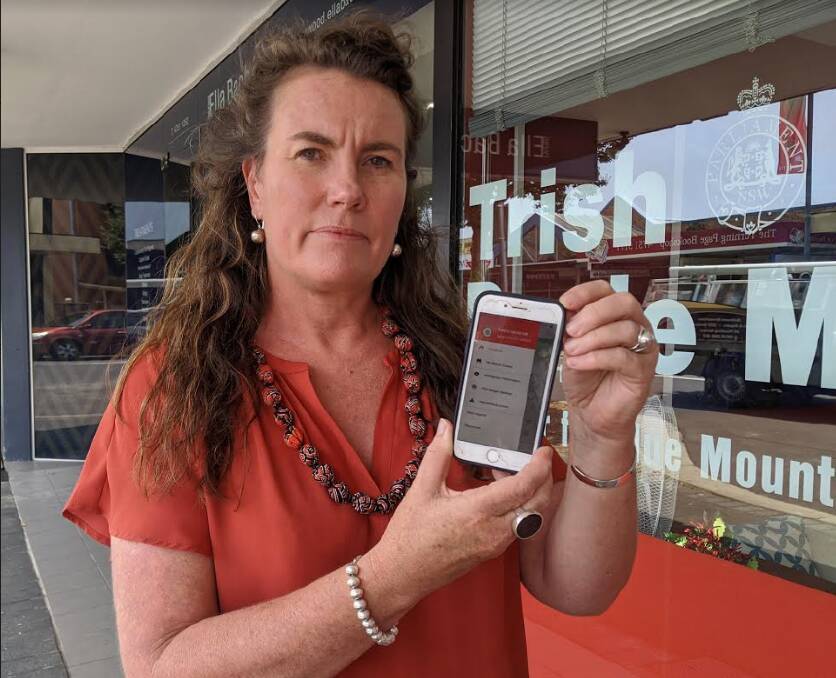 Member for Blue Mountains, Trish Doyle, has offered to help people who are unsure how to download the Fires Near Me app