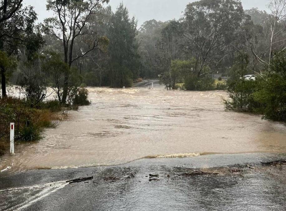 Ford Reserve crossing in the Megalong Valley. Picture: Blue Mountains SES
