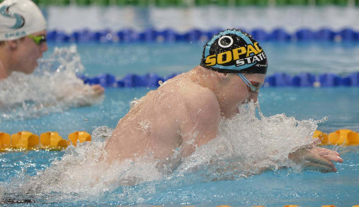 Blue Mountains Sportsperson of the Year: Springwood's Matt Wilson in action in the pool.