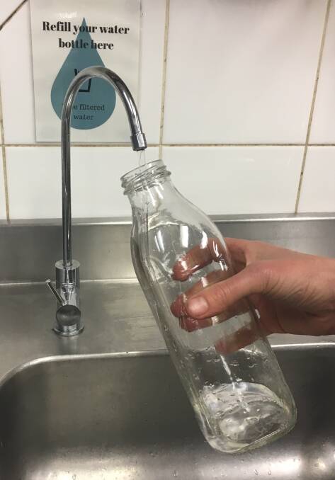 Refill, not landfill: Refill your water bottle in store at the co-op