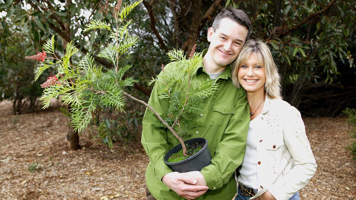 Jon Dee and Olivia Newton-John started National Tree Day together.