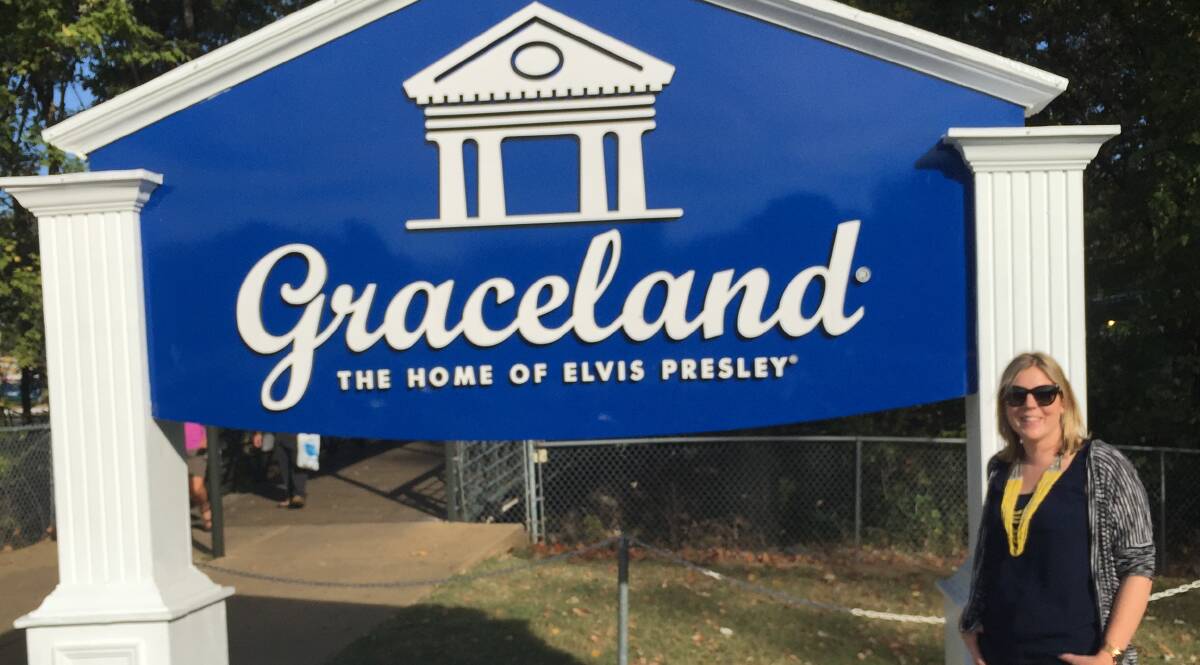 Personal service: Asha Dooley, general manager of Grace Funerals of Emu Plains, in the United States during the trip for the world gathering of funeral directors.