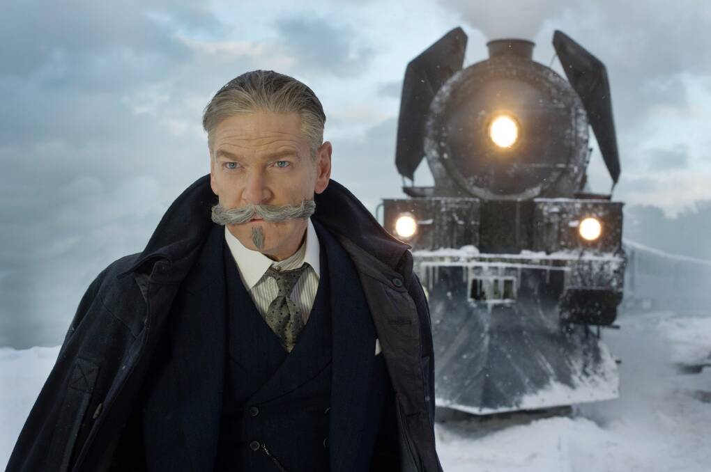 Kenneth Branagh in Murder on the Orient Express.