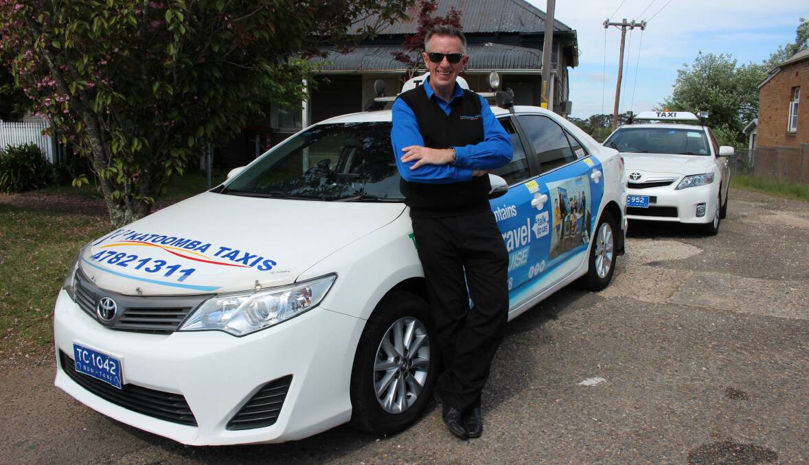 Director of Katoomba Taxis, Mike Hayden, one of the taxi drivers who participated in Destination Ambassador training recently.