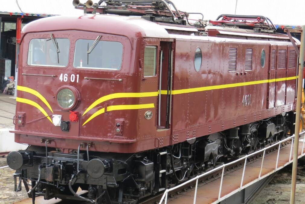 Electric locomotive 4601 will be wheeled out of its usual resting place at Valley Heights on April 28.