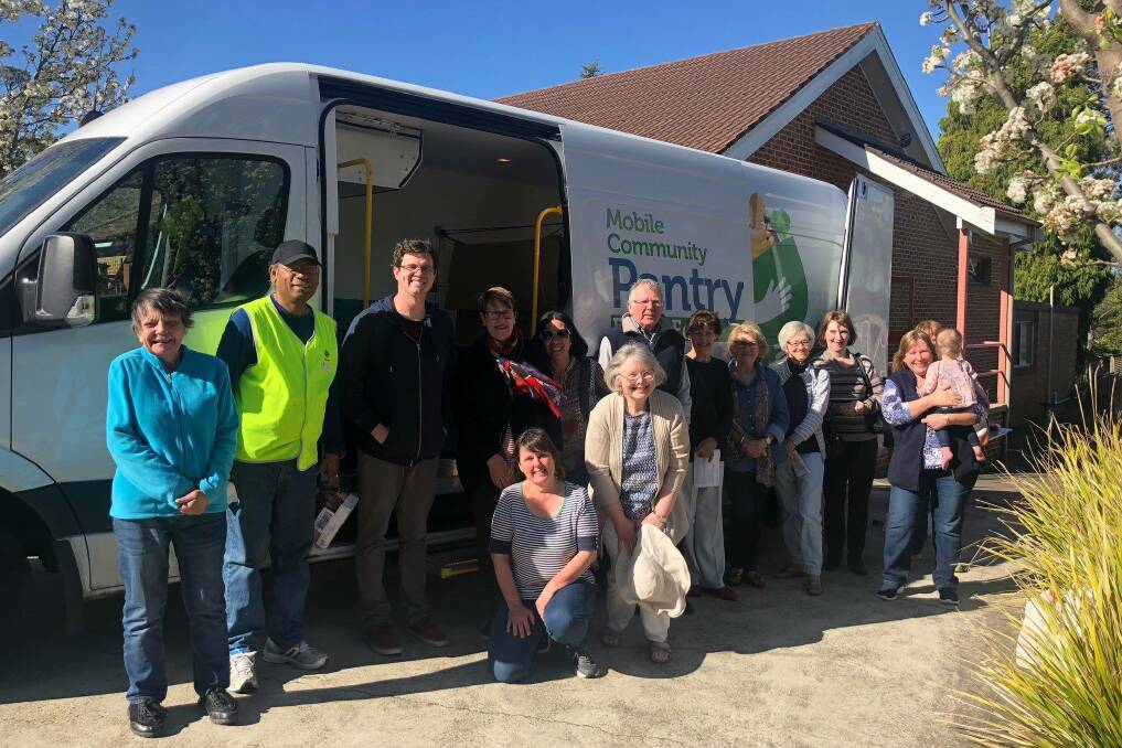 The Anglicare mobile community pantry.