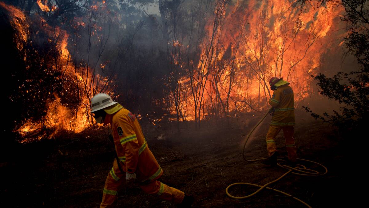 The bushfire danger period began in the Blue Mountains on October 1. File photo.