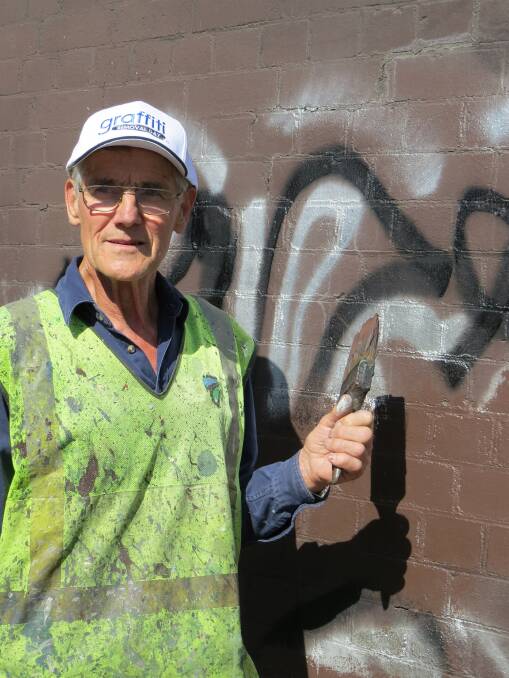 Graffiti crusader John Oakey