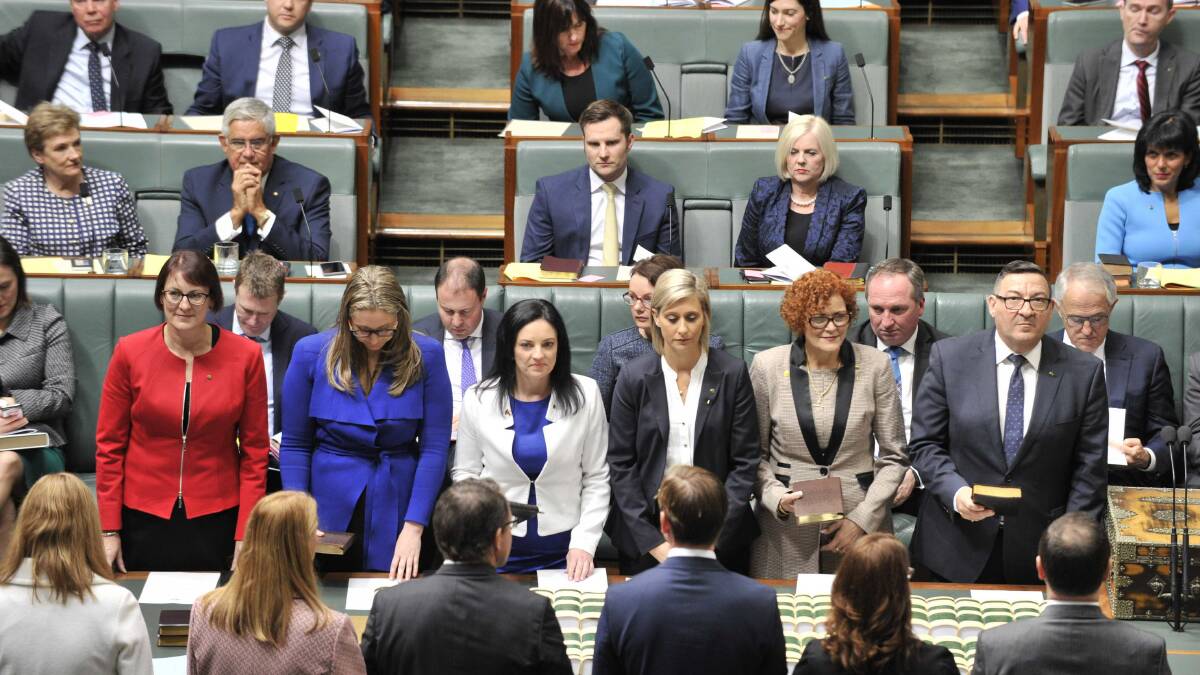 Federal MP Susan Templeman in her first week in Parliament.