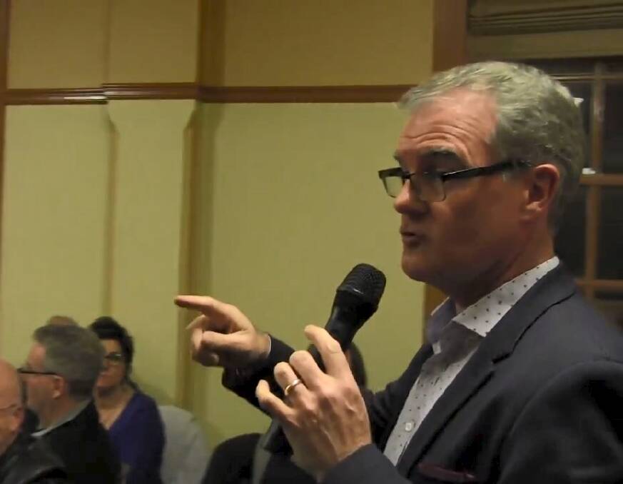 Labor leader Michael Daley has been captured on video claiming that young people were leaving Sydney and being replaced by foreigners who were "moving in and taking their jobs". Photo: Youtube.