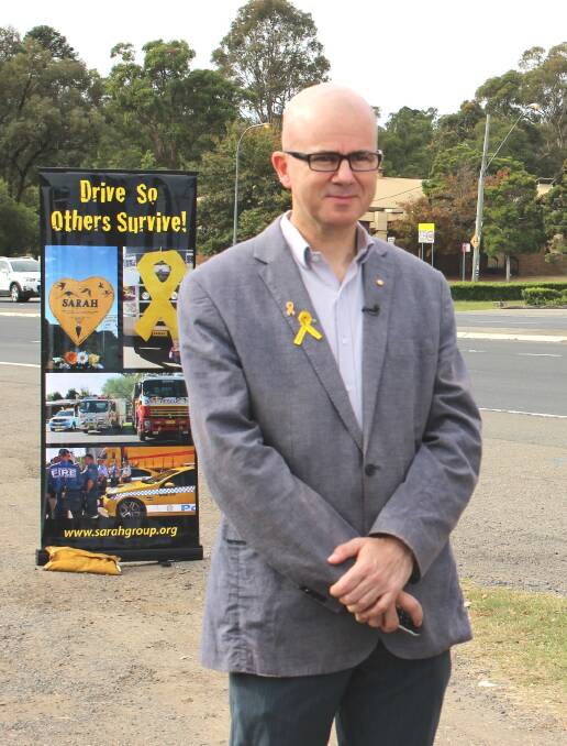 Cr Mark Greenhill urges the Blue Mountains community to share the responsibility to improve road safety during National Road Safety Week.