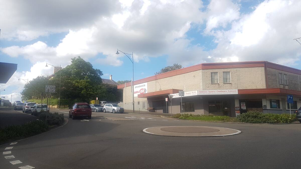 The existing building in Raymond Road, Springwood.