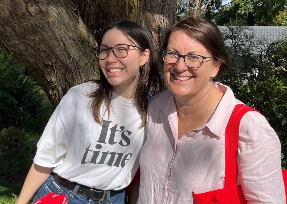 Macquarie MP Susan Templeman with her daughter Phoebe Fuller.