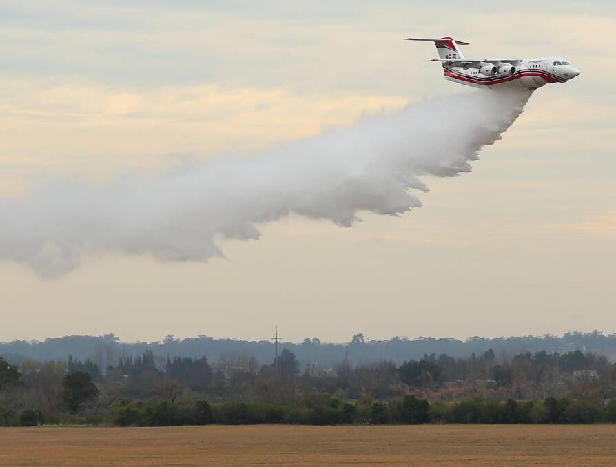 Boomer flying over Richmond. Picture: Geoff Jones