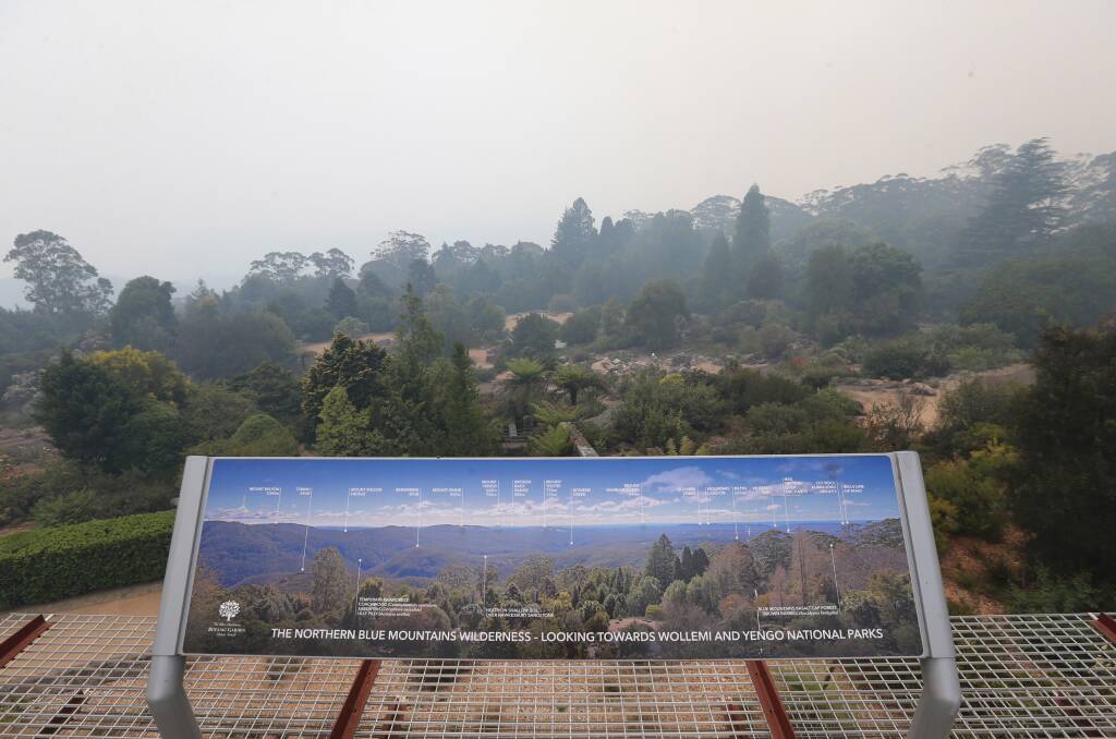 Re-open: Blue Mountains Botanic Garden Mt Tomah is re-opening to visitors following last month's fires at the tourist icon (pictured). Picture: Geoff Jones. 