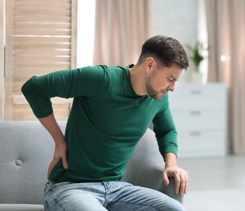 Degenerative disc disease is the leading cause of chronic low back pain. Picture: Shutterstock.