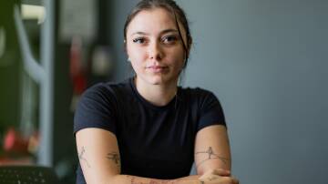 Warrnambool's Lily Maglaras has launched a new podcast to help in her recovery after she was sexually assaulted. Picture by Anthony Brady
