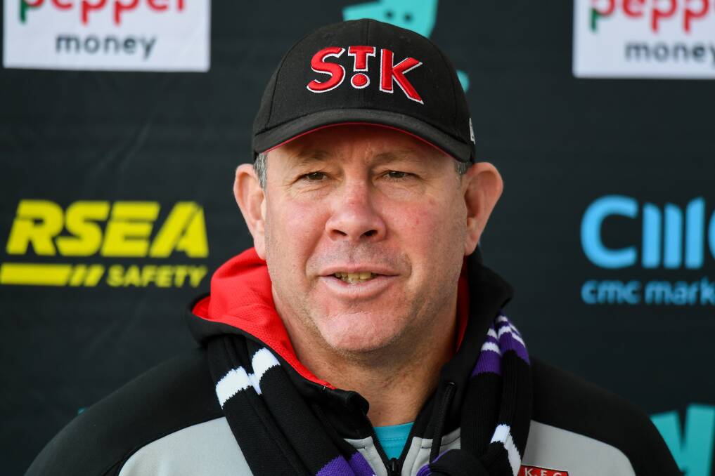 POSITIVE IMPACT: Brett Ratten has led St Kilda to a semi-final in his first season at the helm. Picture: Morgan Hancock 