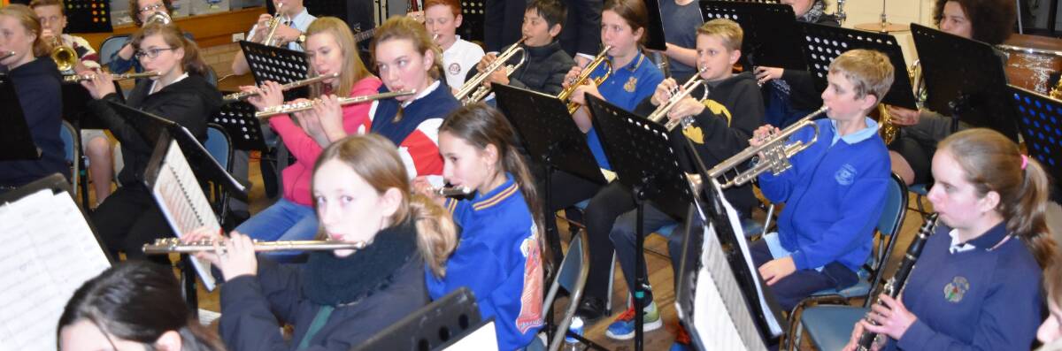 File photo: The Blue Mountains Youth Band in action in recent years.