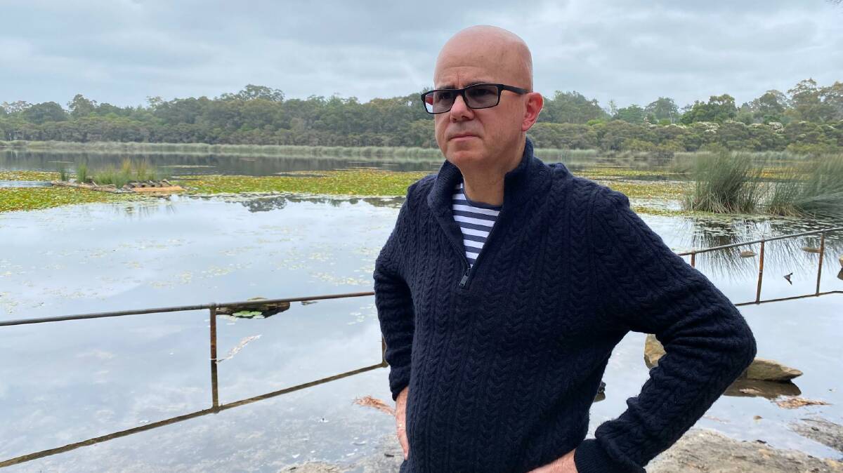 A mayor chosen by the people?: Mayor Mark Greenhill at Glenbrook Lagoon. He claims this delicate ecosystem could be put at risk by a pro-development mayor and council. He would like to see the community elect a mayor, not the council.