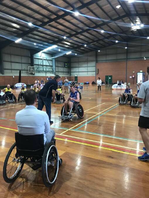 Surgery, sickness and rehabilitation and then honour: Cobram Barooga Wheelchair Rugby Country Classic Best New Talent award for Alex Partington. 