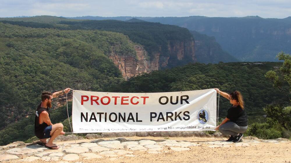 The Blue Mountains Conservation Society is hosting a community rally to protect the national parks this month. Photo: Alan Page