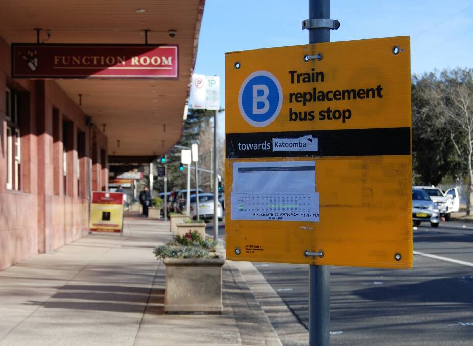 Blackheath bus train tango last week: Modifications along the rail corridor from Springwood to Lithgow stations are being made to accommodate the new trains.