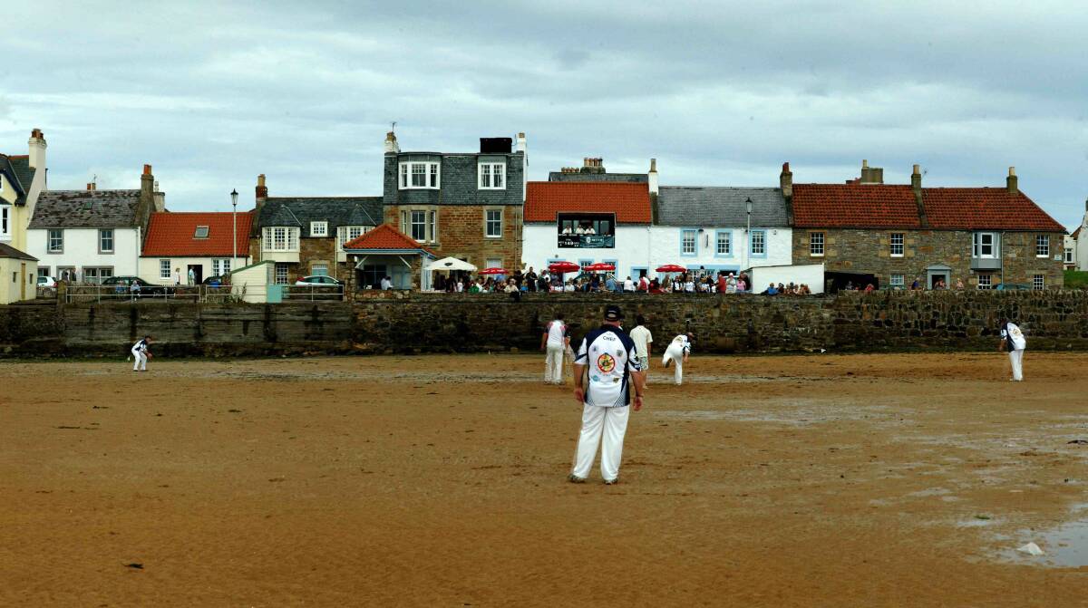 On tour: In 2010 they toured to Scotland and England. In Scotland they played the Ship Inn XI on the sands of Elie Beach in Fife (just near St Andrews). 