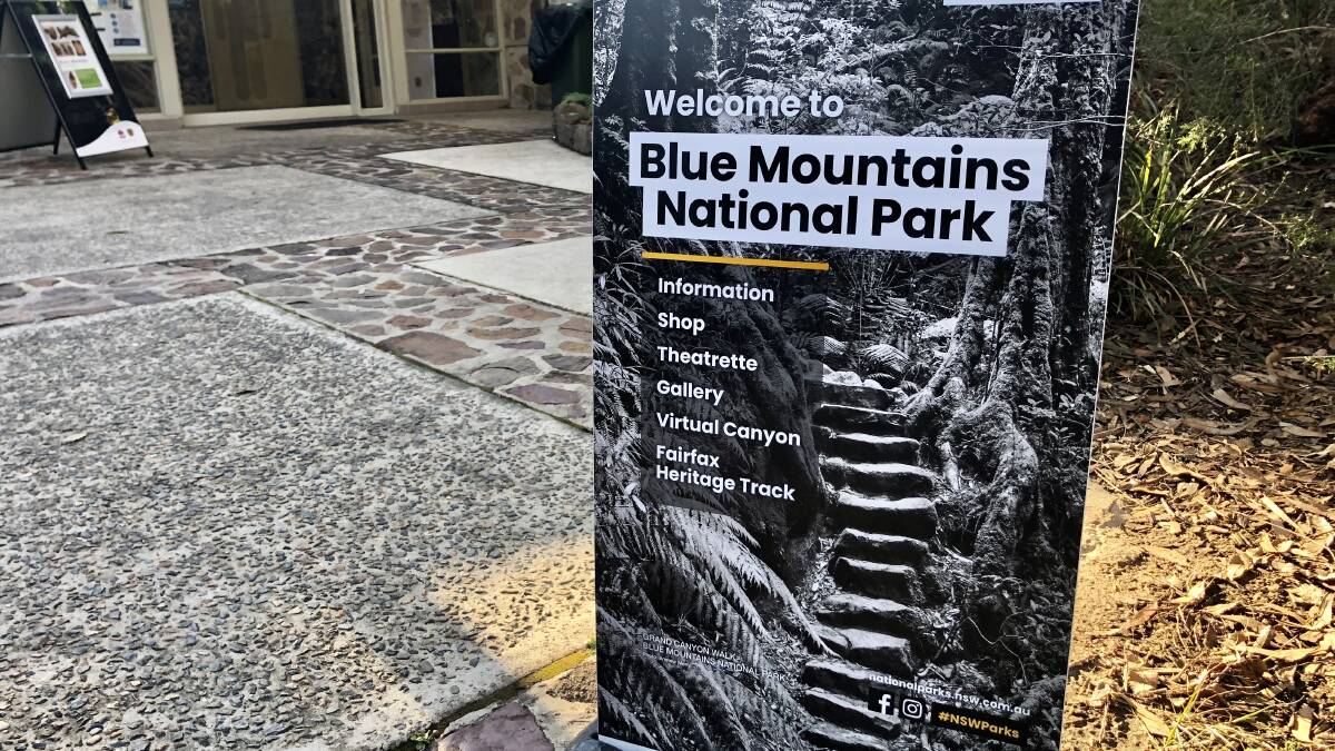 Budget boost: New signage for the national park.