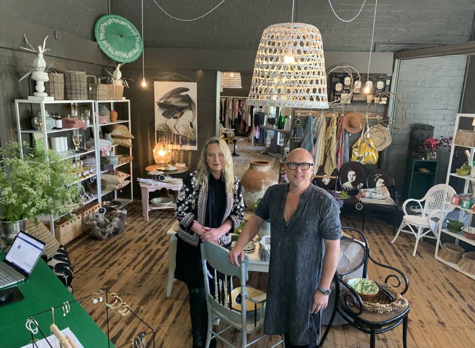 Treasure trove awaits: Orson and Blake brand comes to Wentworth Falls in the historic Anderson building from 1914. Debra Wunderlich and David Heimann said the corner position and the special interior space inside, was just too good an opportunity to pass by.