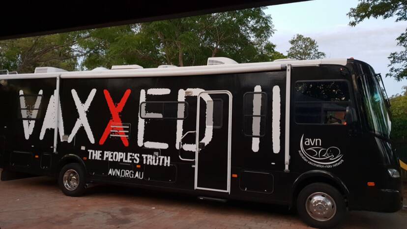 Anti-vax bus not welcome in Blue Mountains