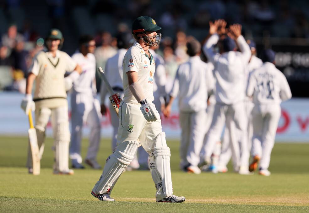 The position of batsman Travis Head is uncertain following the Adelaide Test. Photo: Daniel Kalisz/Cricket Australia via Getty Images