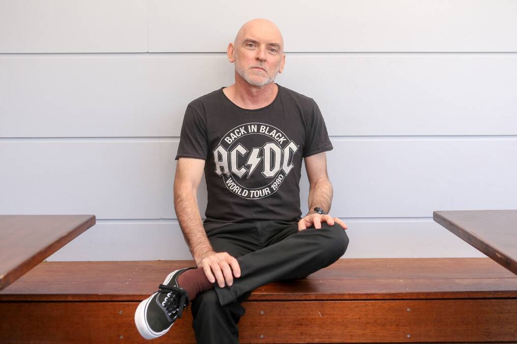 Acca author: After writing a fifth AC/DC-related book Keiraville author Jeff Apter knows a fair bit about the band. Picture: Adam McLean